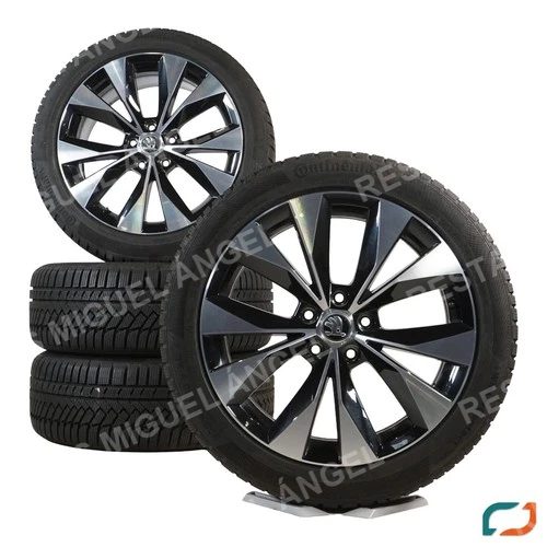 Skoda Superb 3V 18" - Ruedas completas de invierno originales