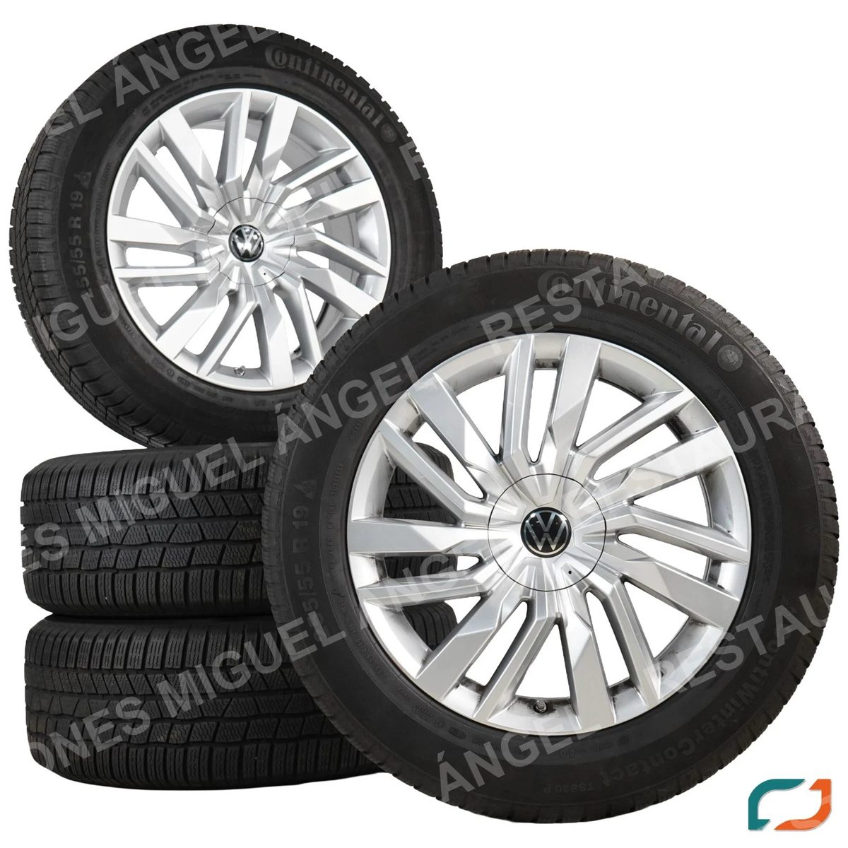 VW Touareg CR 19" - Ruedas completas de invierno originales